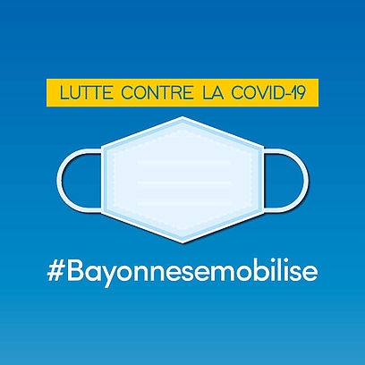 Visuel Covid-19 Bayonne se mobilise