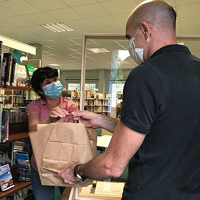 Les Prêts à emporter, un service offert aux abonnés de la Médiathèque pendant le confinement